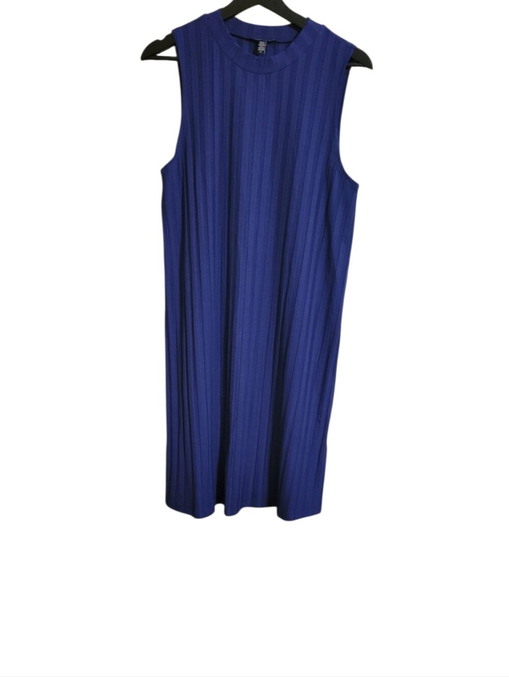 Eileen Fisher Wide Ribbed Sleeveless Shift Dress